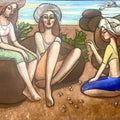 The Cartography Of Innocence 4' figurative acrylic painting by artist Suruchi Jamkar, 40x60 inch, on canvas