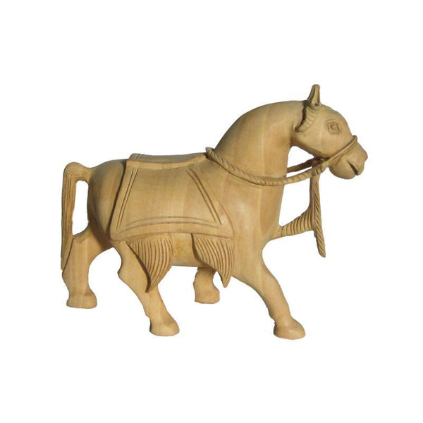 Carved Horse by Ecraft India | ArtZolo.com