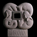 Animals sculpture titled 'Cat 34', 24x21x8 inches, by artist Prashant Bangal on Basalt Stone