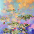 Celestial Tapestry 1' nature acrylic painting by artist Amita Dand, 60x48 inch, on canvas