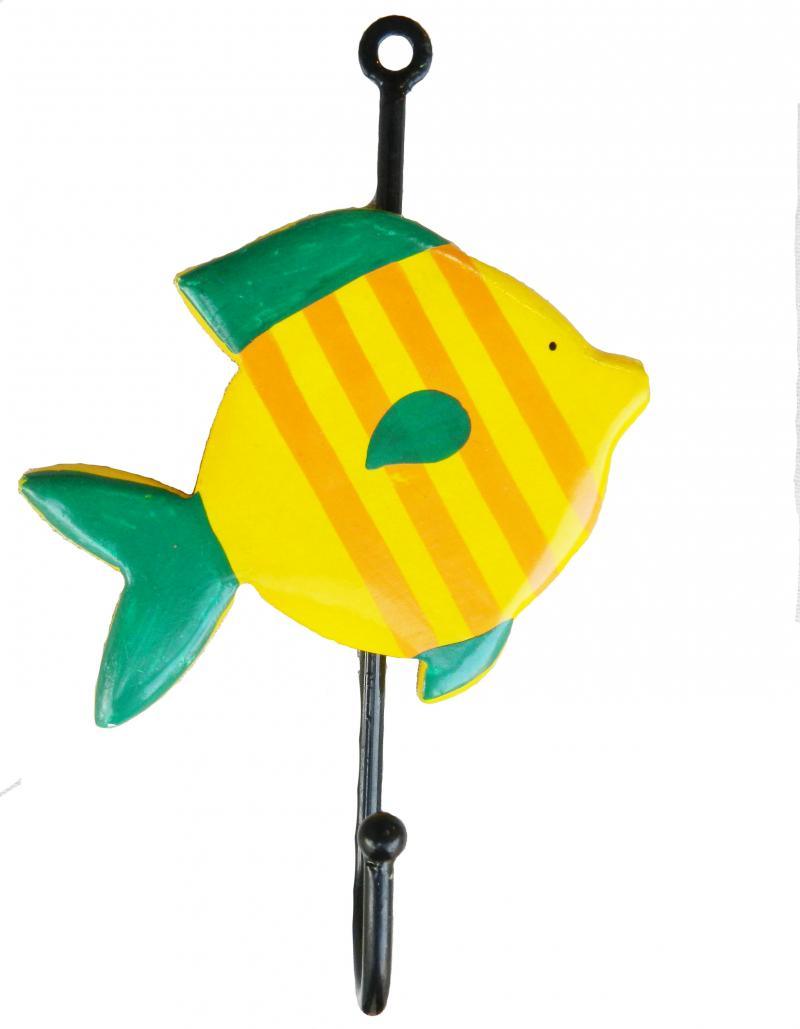 Other handicraft titled 'Channapatna Fish Hanger', 8x6x5 inches, by artist Amaidi CRAFeTeria on wood