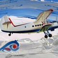 Aviation oil painting titled 'Chariots Of Love 3', 24x32 inches, by artist Ankur Rana on Canvas