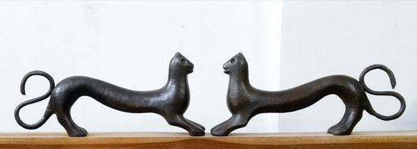 Cheetah Sculpture by Dilip Paul | ArtZolo.com