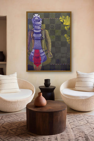 Chess King by artist Satyajeet Shinde displayed in a Designer gallery