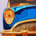 Classic Car Buick Super Riviera 1953' transportation acrylic painting by artist Sonaly Gandhi, 36x48 inch, on canvas