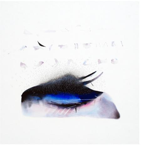 Closed Eye Abstract Painting by Neeraj Ydava | ArtZolo.com