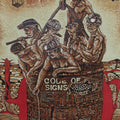 Figurative printmaking titled 'Code Of Sign', 48x24 inches, by artist Partha Dutta on Paper