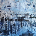 Collage Scape' abstract acrylic painting by artist Hemant Dhane, 31x21 inch, on paper