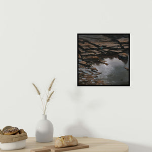 In-situ view of Mangesh Shinde's 'Colorful Mansoon' painting in a room