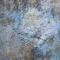 Coloured Cloud 1' abstract oil painting by artist Goutam Mukherjee, 20x9 inch, on canvas