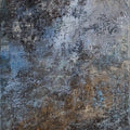 Coloured Cloud 2' abstract oil painting by artist Goutam Mukherjee, 20x9 inch, on canvas