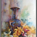 Still-life watercolor painting titled 'Colours', 16x22 inches, by artist Asit  Singh on Paper