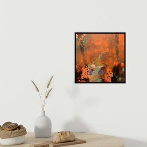 In-situ view of Asif Sharief Shaikh's 'Colours Of Life 133' painting in a room