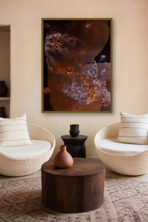 Colours Of Life 1 (Emergence) by artist Asif Sharief Shaikh displayed in a Contemporary gallery
