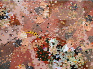 Abstract acrylic painting titled 'Colours of life 156', 24x18 inches, by artist Asif Shaikh on Canvas