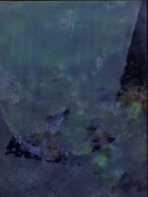 Colours Of Life 8 (Submerged Depths) by Asif Sharief Shaikh, Original Acrylic Abstract Painting on Canvas, Medium Vertical Wall Art