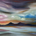 Colours Of Sky 2' landscape oil painting by artist Umesh Pandey, 16x22 inch, on canvas