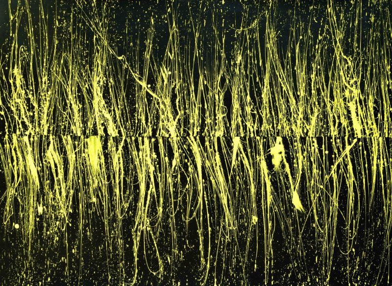 Abstract acrylic painting titled 'Composition No 275', 32x45 inches, by artist Sumit Mehndiratta on Canvas