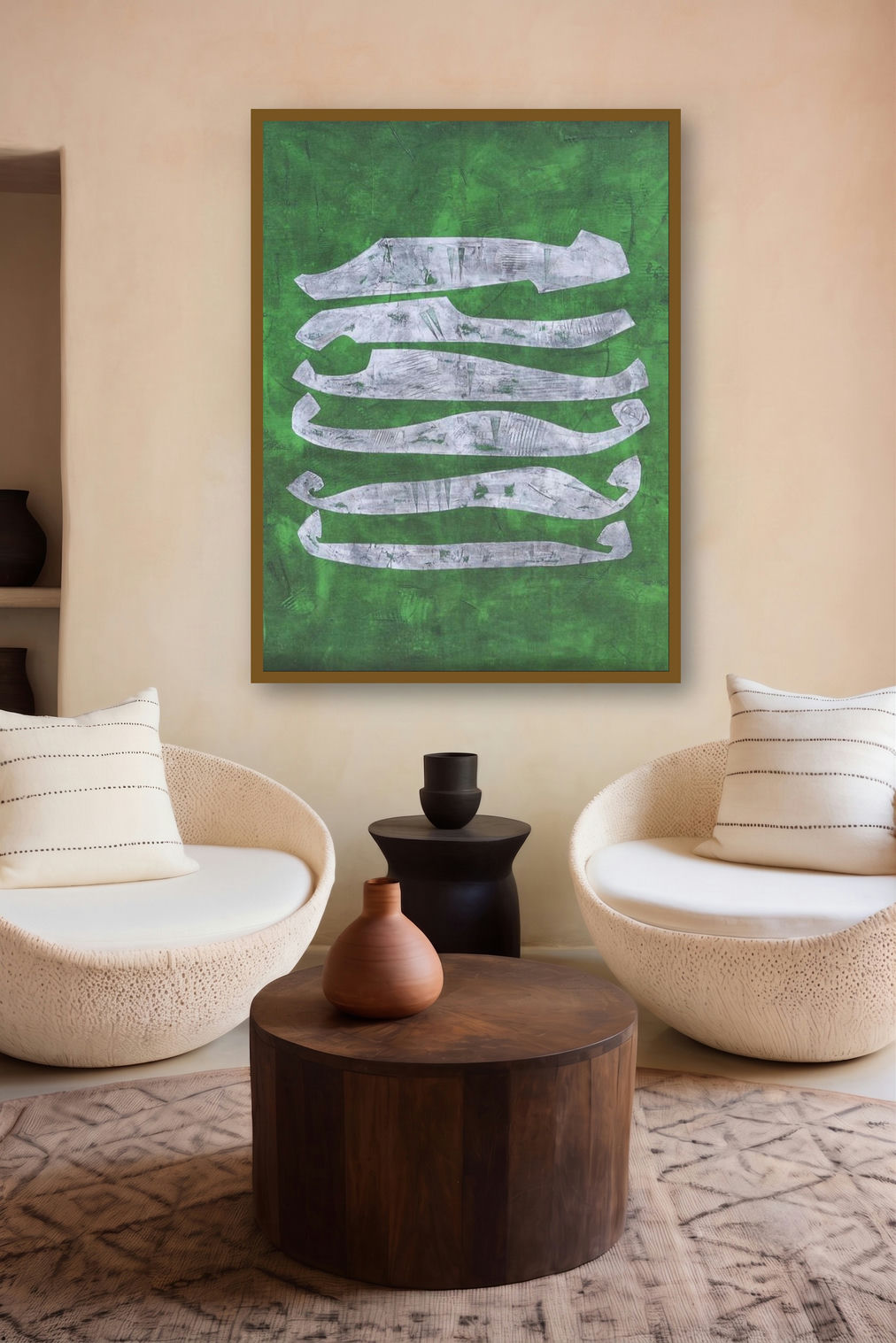 Concurrent Layer Abstract by artist Mohit Bhatia displayed in a Boutique gallery