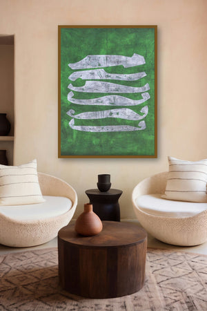 Concurrent Layer Abstract by artist Mohit Bhatia displayed in a Boutique gallery