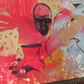 Cornered' contemporary acrylic painting by artist Rasana Bhardwaj, 24x30 inch, on canvas