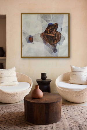 Cosmic Play (Hidden Depths) by artist Pratik Risbud displayed in a Contemporary Exhibition gallery
