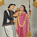 Couple-2-anwar-chitrakar' figurative kalighat Traditional Art by artist Anwar Chitrakar, 22x14 inch, on paper