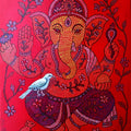 Creation Of Ganesh' religious acrylic painting by artist Prasenjit Nath, 20x16 inch, on canvas