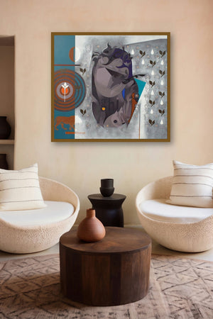 Crop Circle 2 (The Sanctuary Within) by artist Ranjit Singh displayed in a Contemporary gallery