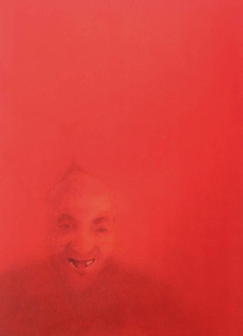 Figurative watercolor painting titled 'Daddu', 30x21 inches, by artist Prabhakar Singha on 300gsm Paper