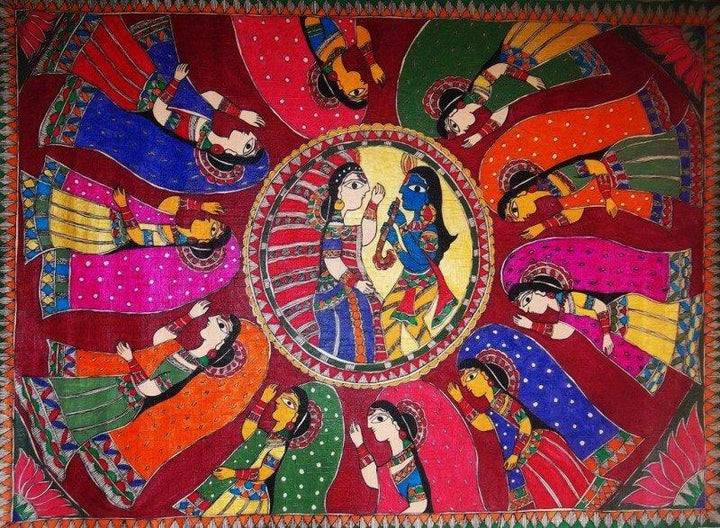 Dancing Painting by Preeti Das | ArtZolo.com