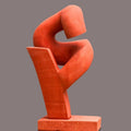 Religious sculpture titled 'Dancing Shiva 2', 30x12x6 inches, by artist Rajnish Verma on Sand Stone