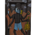 Dashavatar 2' religious acrylic painting by artist Harshada Kolapkar, 16x9 inch, on terracotta roof