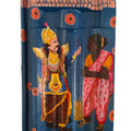 Dashavatar 5' religious acrylic painting by artist Harshada Kolapkar, 16x9 inch, on terracotta roof