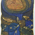 In The Deep Sea' contemporary acrylic painting by artist Pravin Randive, 60x48 inch, on canvas