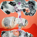 Desire 3' contemporary mixed-media painting by artist Sanjeeda Khanam, 48x36 inch, on canvas