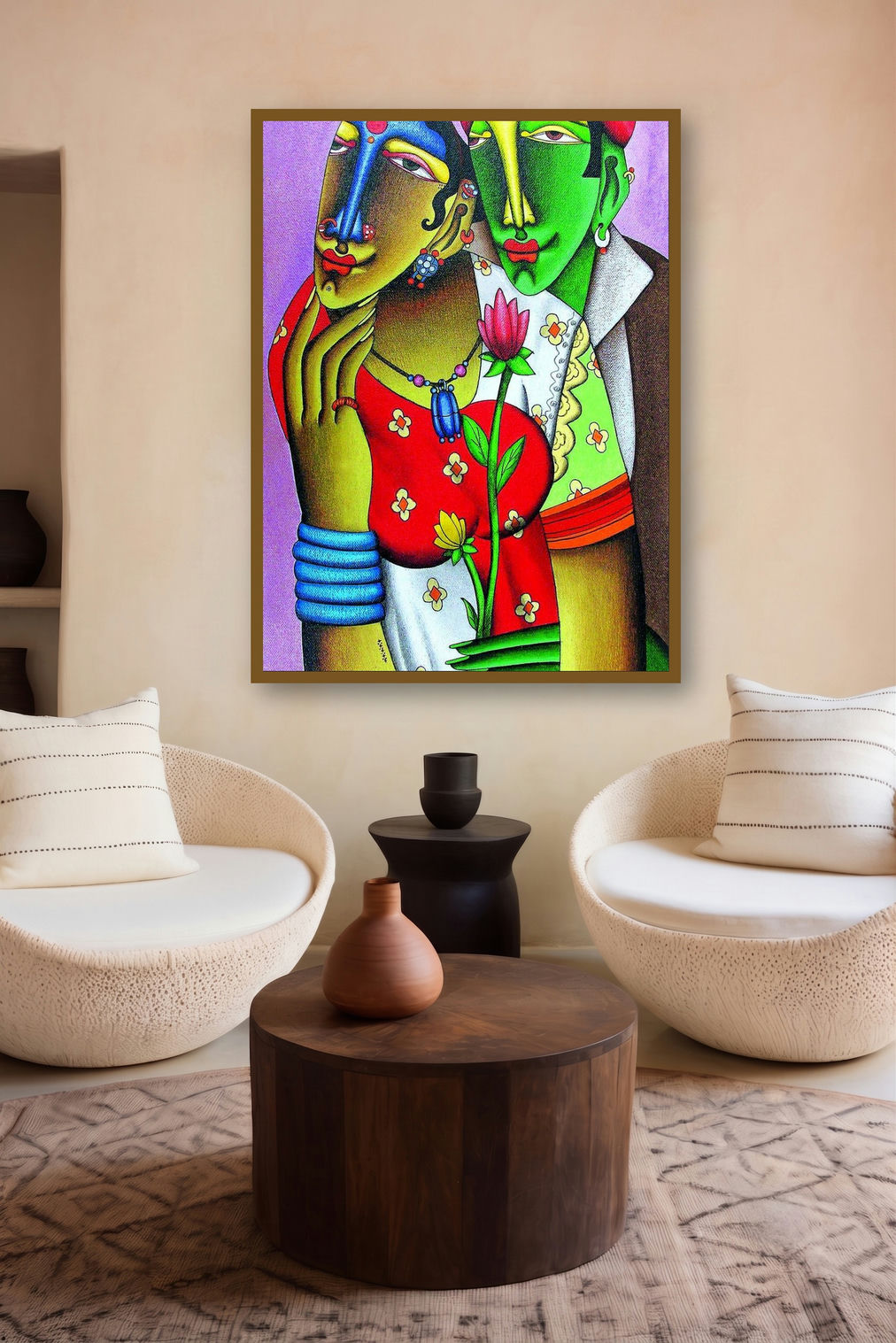 Desire 4 by artist Jyoti Hatarki displayed in a Indian Art gallery