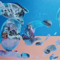 Desire 4' contemporary mixed-media painting by artist Sanjeeda Khanam, 36x48 inch, on canvas