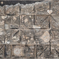 Destination Of Love' contemporary mixed-media painting by artist Palash Chandra Baidya, 36x48 inch, on handmade paper