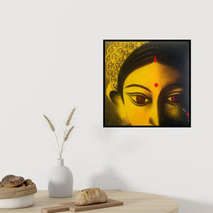 In-situ view of Uttara Joshi's 'Devi 34' painting in a room
