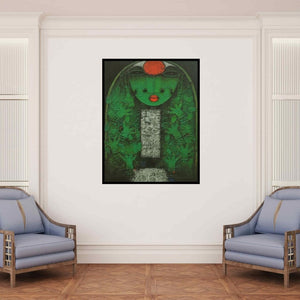 In-situ view of Basuki Dasgupta's 'Devi 7 (Devi 7)' painting in a room