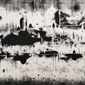 Devine Scape' abstract acrylic-ink painting by artist Hemant Dhane, 22x28 inch, on italian mount paper