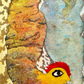 Dialogue With Nature 6' contemporary acrylic-ink painting by artist Poonam Kishor, 72x48 inch, on canvas