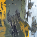 Divine Energy With Nature 2 by Vikrant Bothare, Original Acrylic Abstract Painting on Canvas, Large Square Wall Art