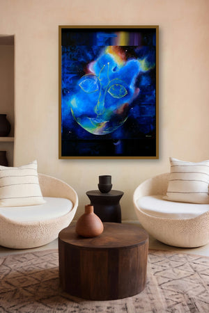 Divine Forgiveness by artist Drishti Vohra displayed in a Luxury gallery