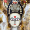 Divinity 2' religious acrylic painting by artist Meenakshi Jha Banerjee, 40x30 inch, on canvas