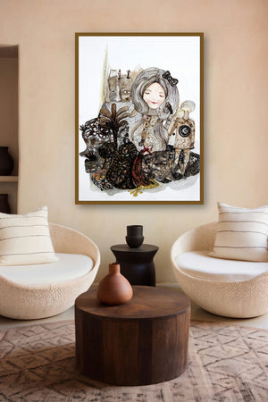 Doll And My Emotion 4 (A Whimsical World) by artist Ekta Singh displayed in a Designer gallery