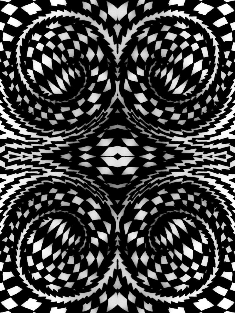 Abstract Digital Drawing digital art titled 'Down The Rabbit Hole', 32x24 inches, by artist Shantanu Tilak on canvas