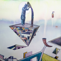Down Town 7' contemporary mixed-media painting by artist Satya Vijay Singh, 25x30 inch, on paper