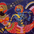 Figurative acrylic painting titled 'Dream girl 5', 30x40 inches, by artist Bhaskar Lahiri on Canvas